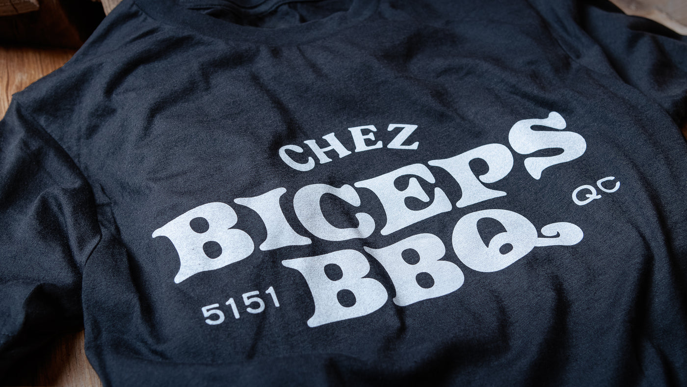 T-shirt Chez Biceps BBQ