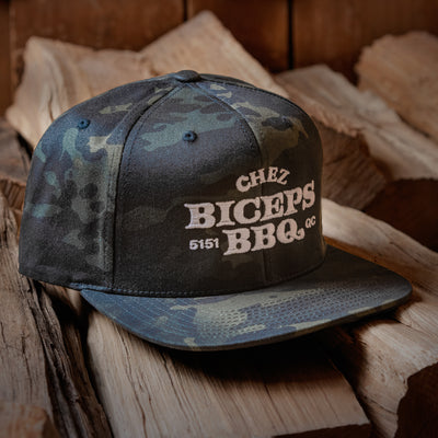 Casquette Dark Multicam Chez Biceps BBQ